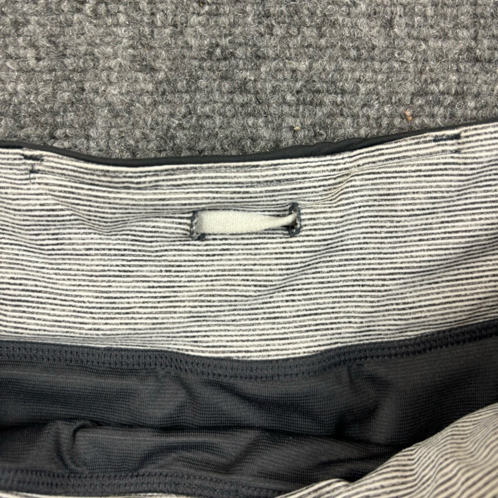 LULULEMON Women’s Run: The Fastest Short Coal/Heathered Coal Wee Stripe size: 8 - Picture 5 of 10
